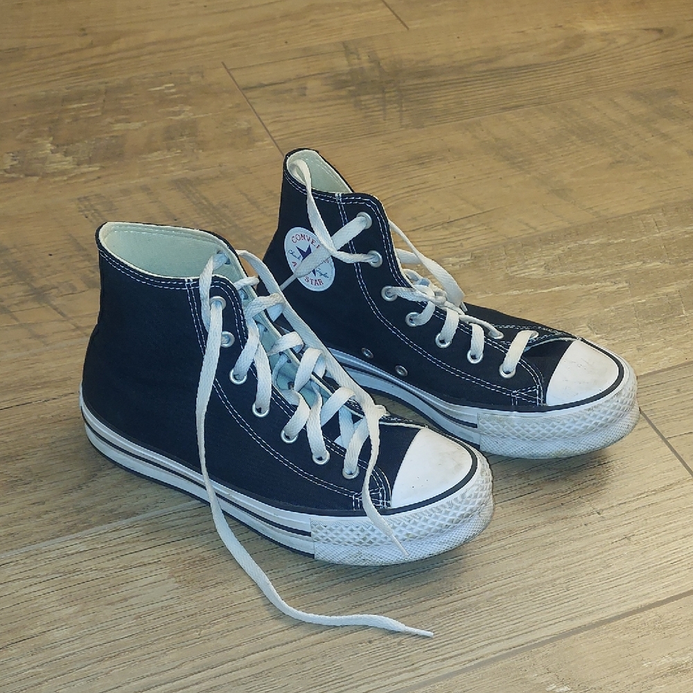 Converse Kids High-Top Sneakers - Black